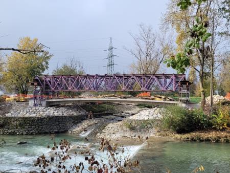 Brv pri razbremenilniku Pšata Jarše - Mengeš, foto: Občina Domžale