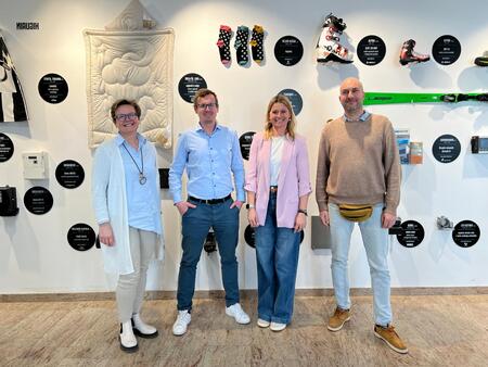 Obisk predstavnikov Občine Domžale v podjetniškem inkubatorju Kovačnica Kranj