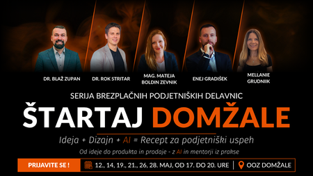 Štartaj Domžale 2026