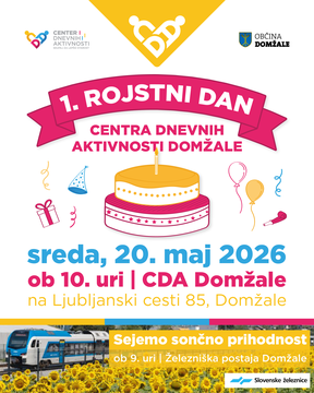 Obeležujemo prvo leto delovanja CDA Domžale