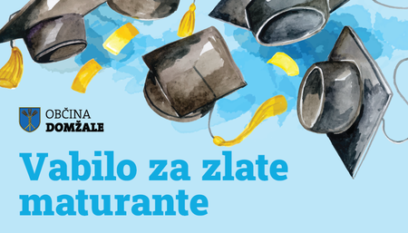Županjin sprejem zlatih domžalskih maturantk in maturantov