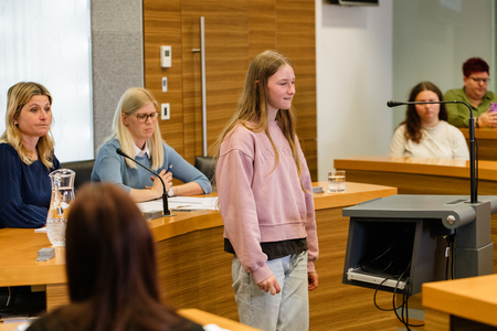 3. seja Otroškega občinskega sveta; foto Eva Žurbi