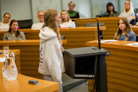 3. seja Otroškega občinskega sveta; foto Eva Žurbi