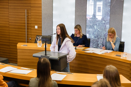 3. seja Otroškega občinskega sveta; foto Eva Žurbi