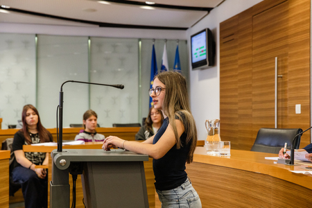 3. seja Otroškega občinskega sveta; foto Eva Žurbi