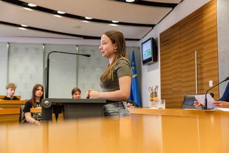 3. seja Otroškega občinskega sveta; foto Eva Žurbi