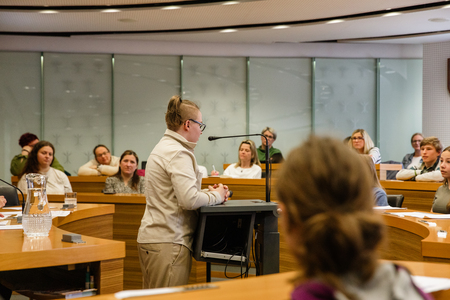3. seja Otroškega občinskega sveta; foto Eva Žurbi