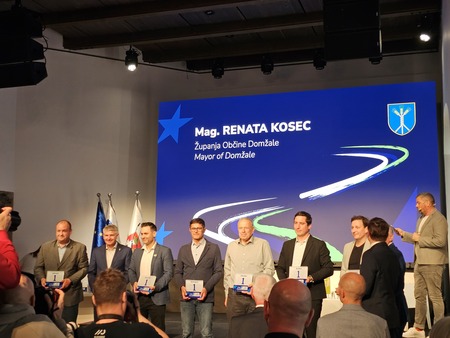 Predstavitev evropskega prvenstva v cestnem kolesarstvu 2026; foto: arhiv Občine Domžale