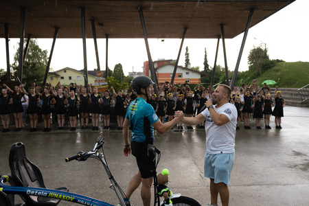 Obisk Ceneta Prevca in Dežele junakov v Domžalah