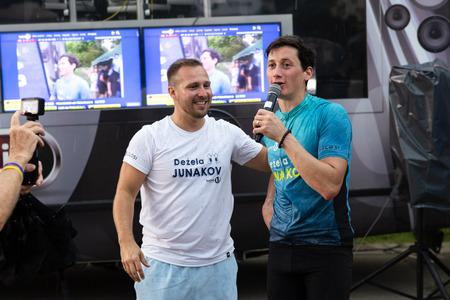 Obisk Ceneta Prevca in Dežele junakov v Domžalah
