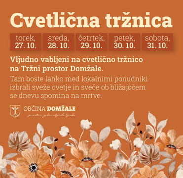 Cvetlična tržnica vabi na tržni prostor